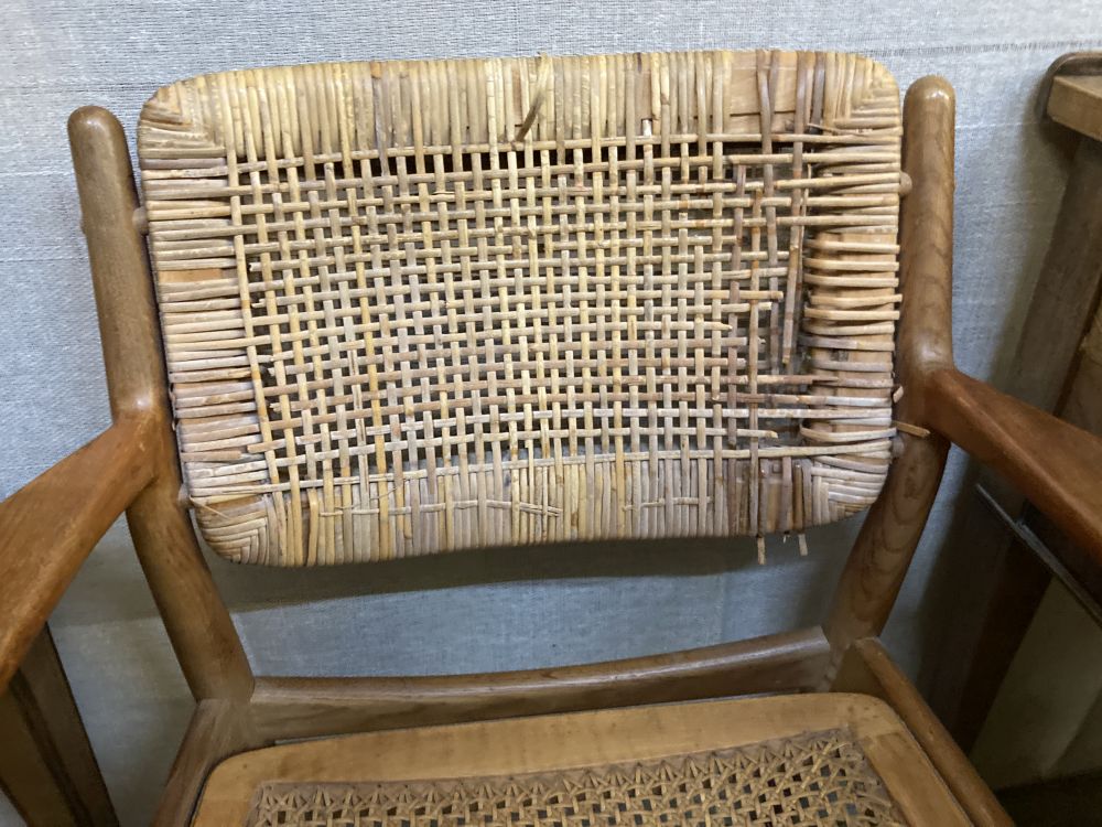 A Danish Sibast teak elbow chair